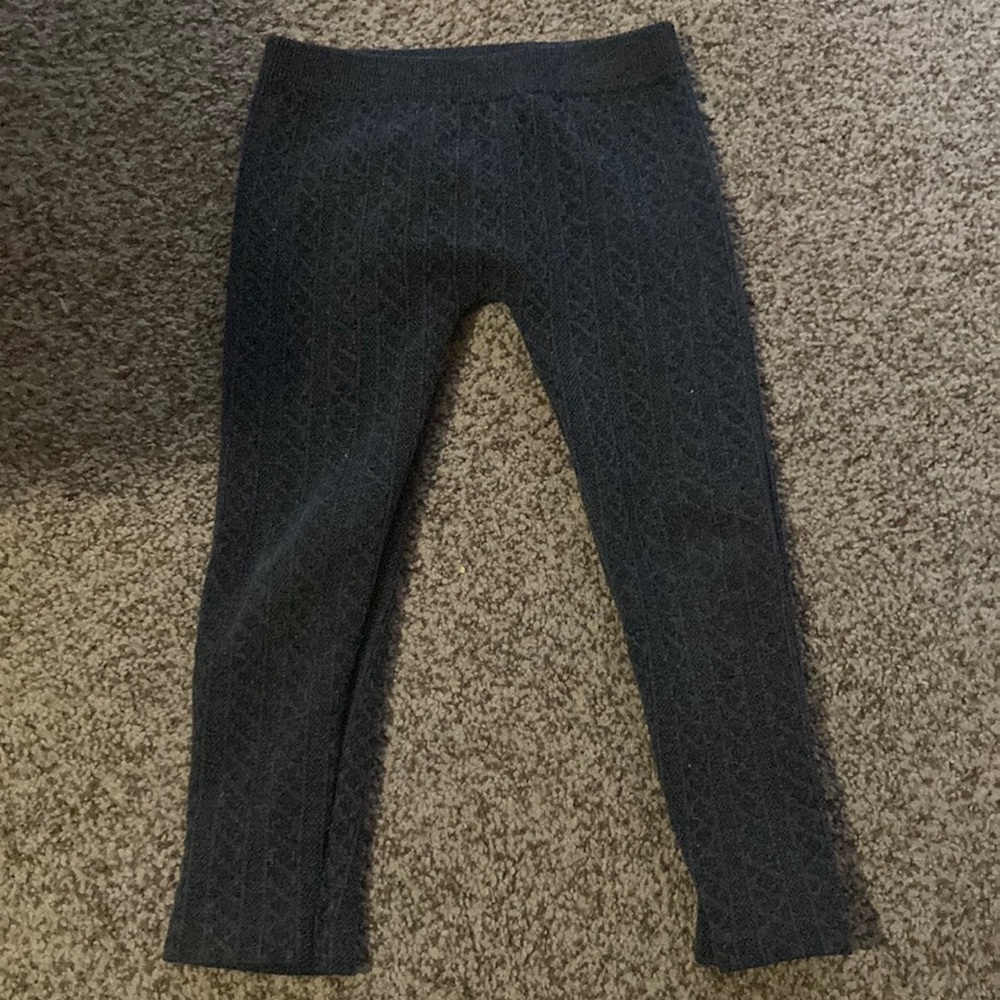 Girls’ gray leggings.  Size 5